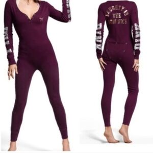 PINK Victoria’s Secret Limited Edition “Naughty Is The New Nice” Thermal Pajama